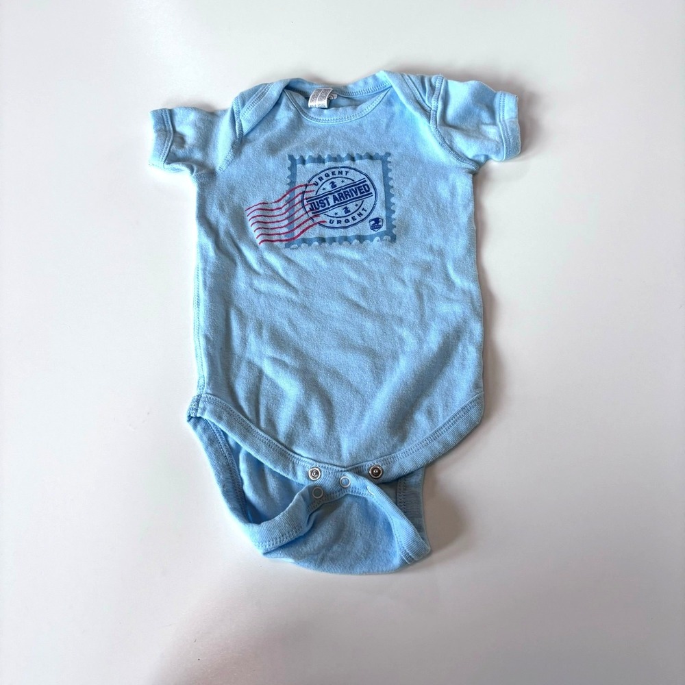 USPS Unisex Boys Girls Bodysuit‎ 12 Months Blue Mail
